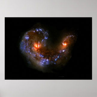 Galaxys hjärta poster