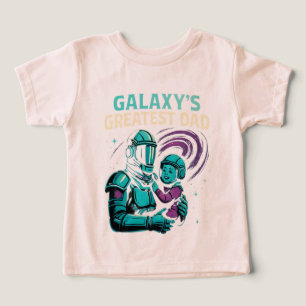 Galaxys Underbarare Pappa - Stjärt faderskap T Shirt