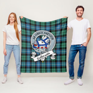 Galbraith Klan Badge Tartan Play Fleecefilt