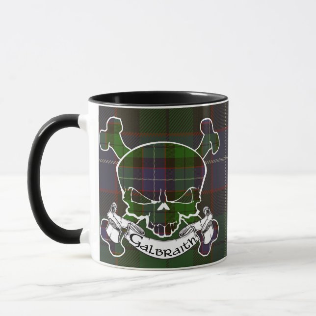 Galbraith Tartan Skull Mugg (Vänster)