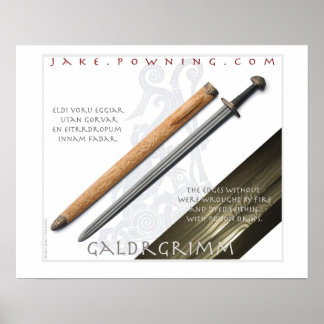 Galdrgrimm av Jake Powning Poster
