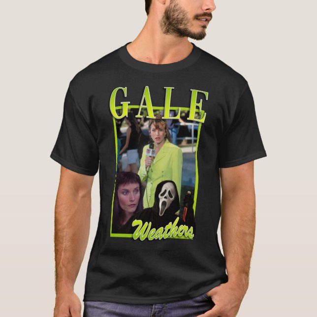 Gale Weathers Skräm (Lime Green) Tribute Essentia T Shirt (Framsida)
