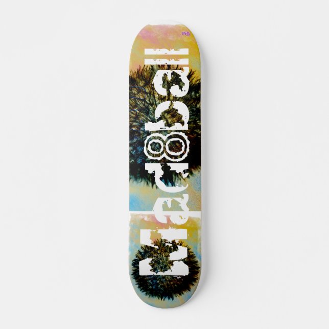 galen 8 boll mini skateboard bräda 18,7 cm (Framsida)