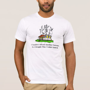 Galen antennhusvagn som används som permanent t shirt