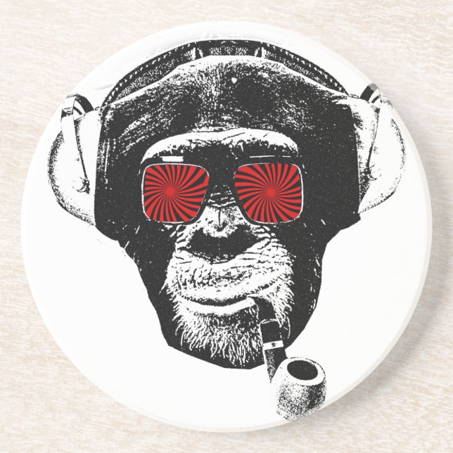 Galen apa underlägg sandsten (Framsidan)