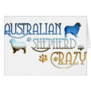 GALEN AUSTRALIAN SHEPHERD HÄLSNINGSKORT