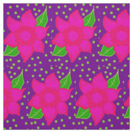 galen blomma mönster tyg