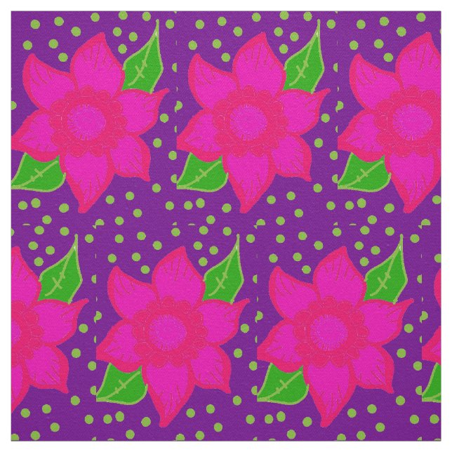 galen blomma mönster tyg (Provkarta)