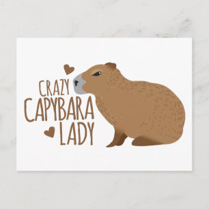 galen Capybara dam Vykort