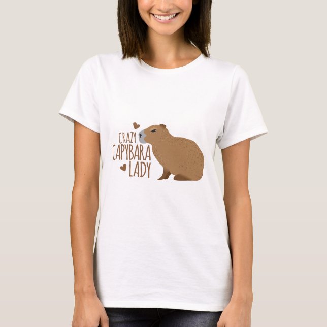 galen capybaradam t-shirt (Framsida)