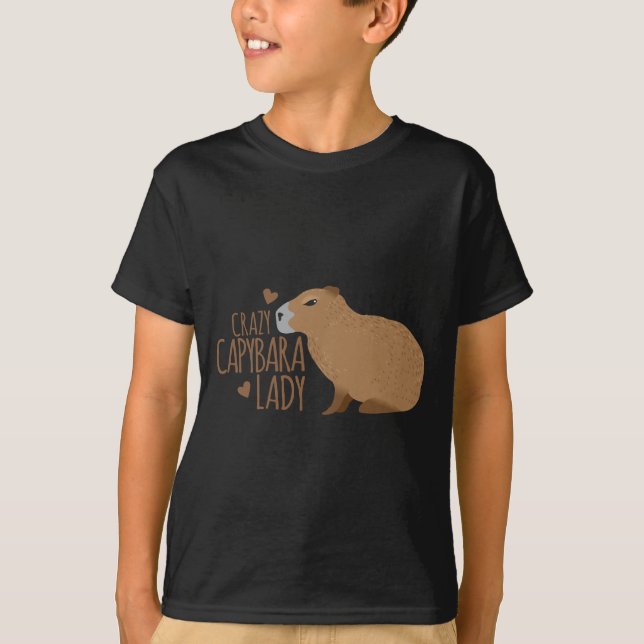 galen capybaradam t-shirt (Framsida)
