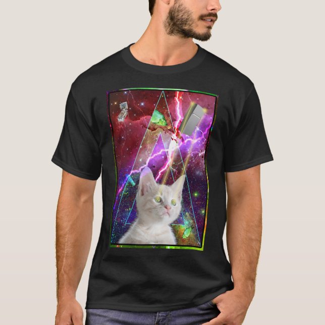 Galen cat. för utrymme t shirt (Framsida)
