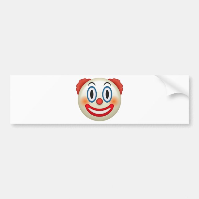 Galen clown Emoji Bildekal (Framsidan)