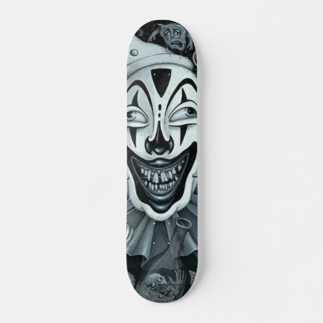 Galen clown skateboard bräda 21,5 cm (Framsida)