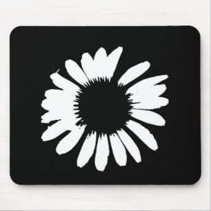 "Galen daisy" - svart- & vitdaisy Musmatta