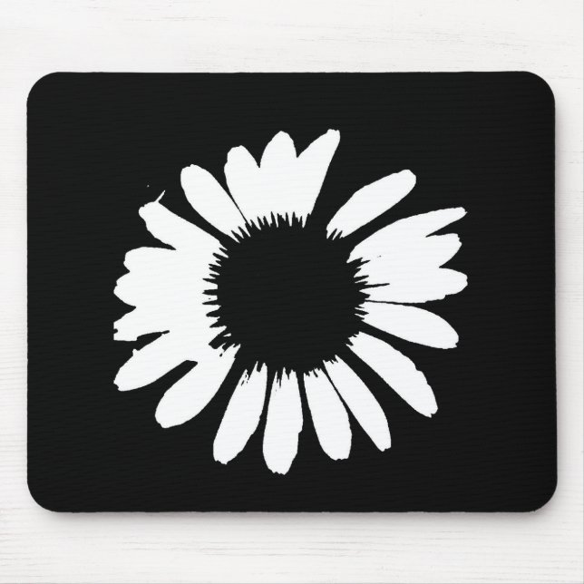 "Galen daisy" - svart- & vitdaisy Musmatta (Framsidan)