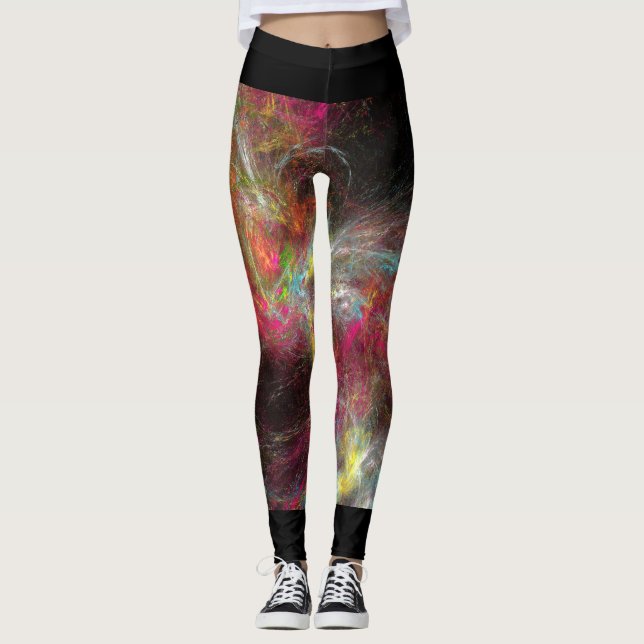 Galen damasker leggings (Framsida)