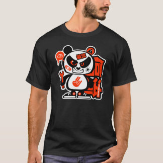 Galen drivapatrull - (röd) aggressiv Panda, T Shirt