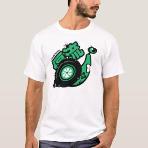 Galen drivapatrull - Turbo snigel (grönt) T-shirt