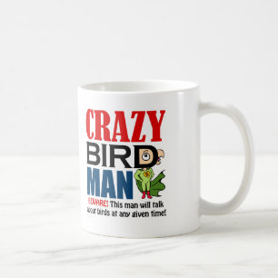 Galen fågelman kaffemugg