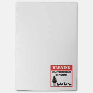 Galen feg dam som Posta-Det noterar Post-it Block