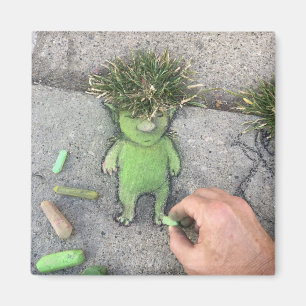 Galen hårdag magnet