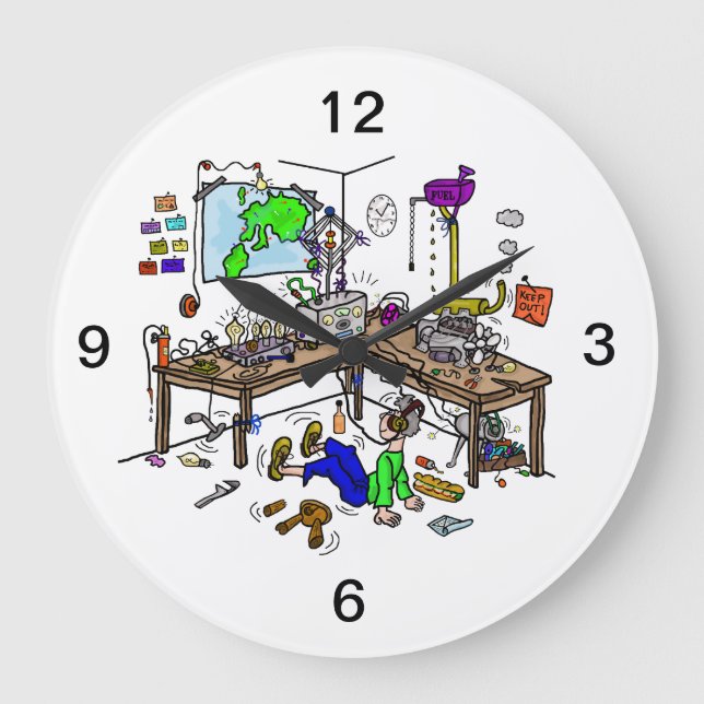 Galen hem- brygdskinka Radio Shack tar tid på Stor Klocka (Framsida)