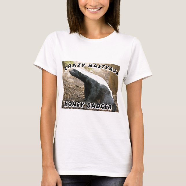 galen honey badger tee shirt (Framsida)