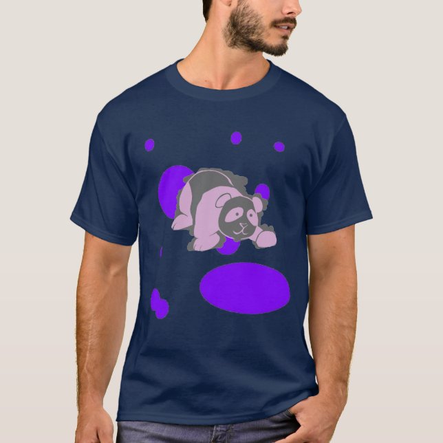 galen kall enorm panda t-shirt (Framsida)