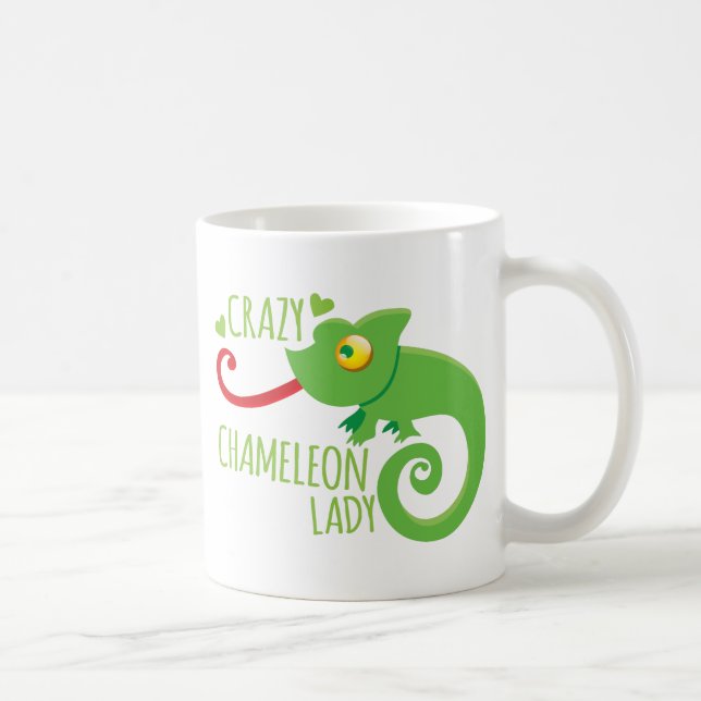 Galen kameleontdam kaffemugg (Höger)