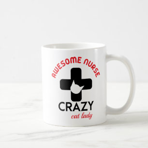 Galen kattdam kaffemugg