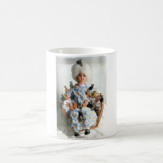 Galen kattdam kaffemugg