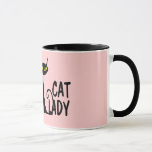Galen kattdam mugg
