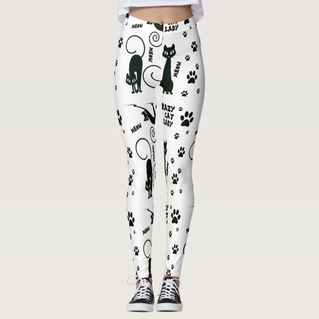 galen kattdamdamasker leggings (Framsida)