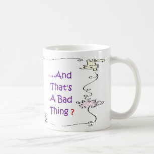 Galen kattdammugg större Rightie Kaffemugg