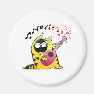 Galen kattgitarrist magnet