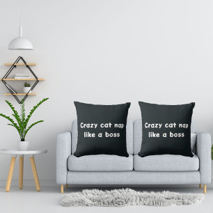 Galen klack Nap som en Chef Cute Modern Elegant Kudde