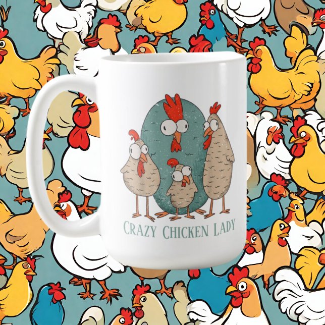 galen kyckling dam kaffemugg (Skapare uppladdad)