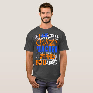 Galen lärare för rolig auktoriserad t-shirt