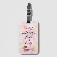 Galen märkre för bagage för Wienerhunddam