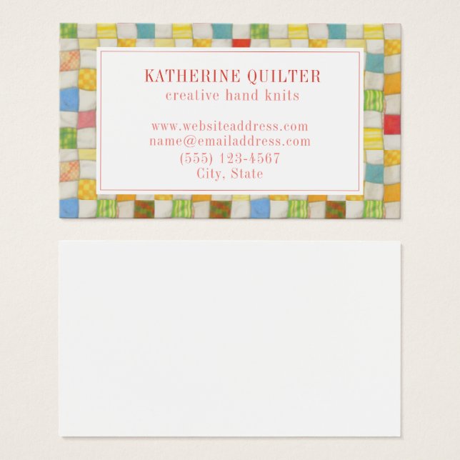 GALEN MATTA 3,5x2 Business Card II Visitkort (Framsida & baksida)