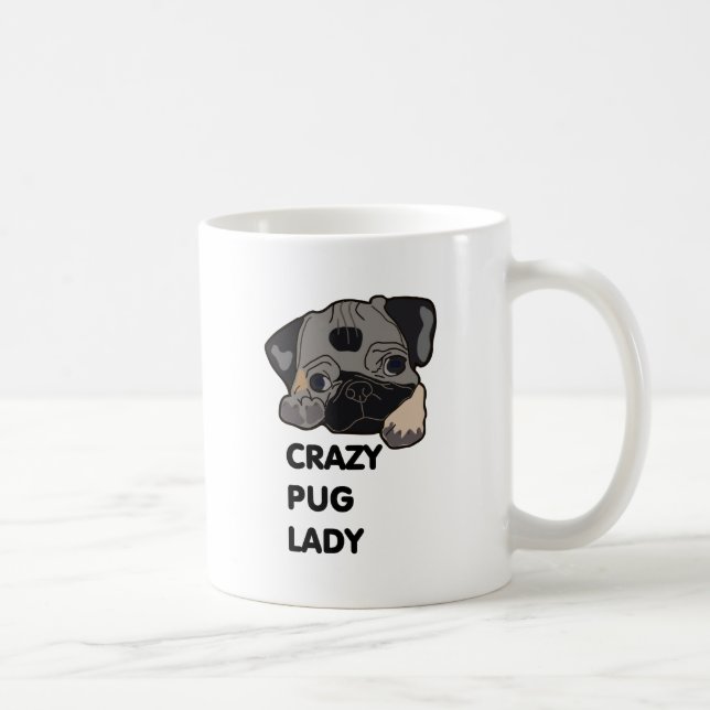 Galen mopsdam kaffemugg (Höger)