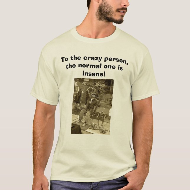 galen person, till den galna personen, det tee (Framsida)