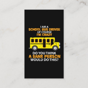 Galen rolig skolbuss - bussar chaufförroligtbilen visitkort