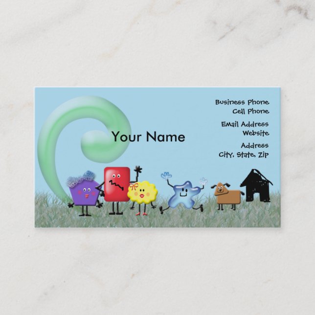 Galen Shapefamilj Visitkort (Framsida)