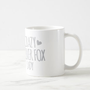 Galen silverrävdam kaffemugg
