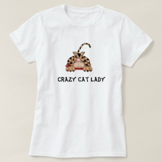 Galen skjorta för kattdamutslagsplats t-shirt
