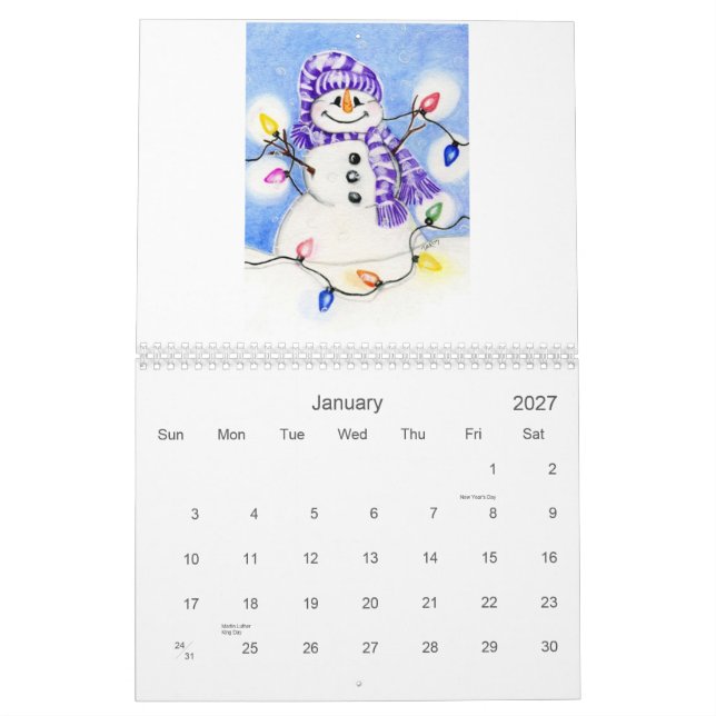 galen-sköldpadda-tecknad-tecknad kalender (Jan 2027)