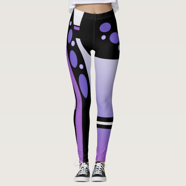 Galen skraj design leggings (Framsida)