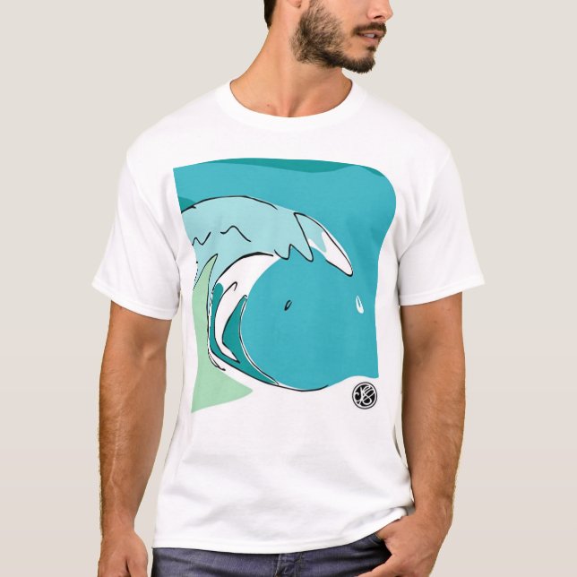 Galen surfa t-shirt (Framsida)